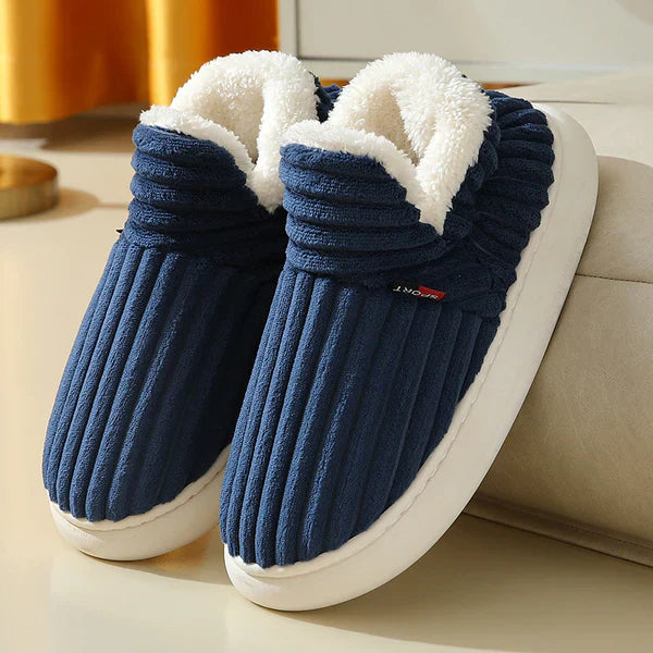 COZYSTEP™ - WARM SLIPPERS WITH FIRM SUPPORT
