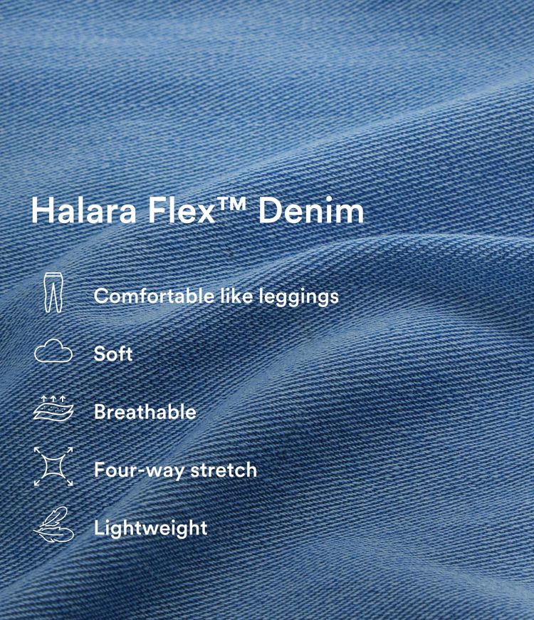 High-Waisted Denim Maxi Skirt with Split – Blue Stretch Jeans for Women