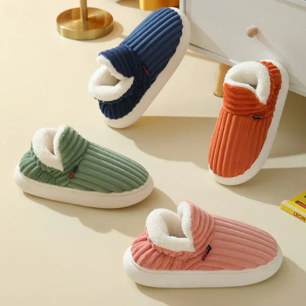 COZYSTEP™ - WARM SLIPPERS WITH FIRM SUPPORT