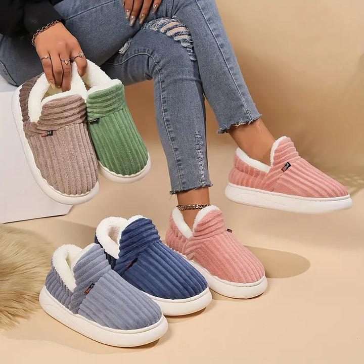 COZYSTEP™ - WARM SLIPPERS WITH FIRM SUPPORT